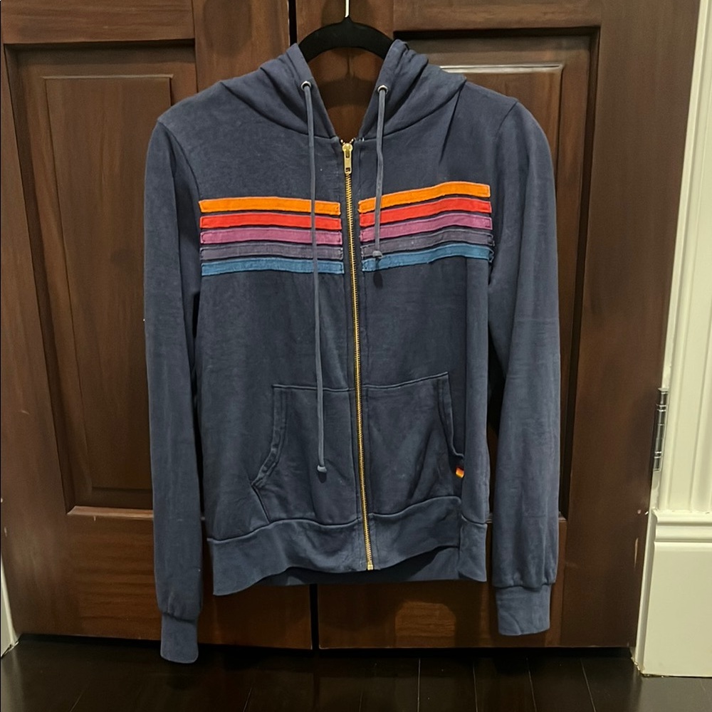 Colorful Striped Hoodie